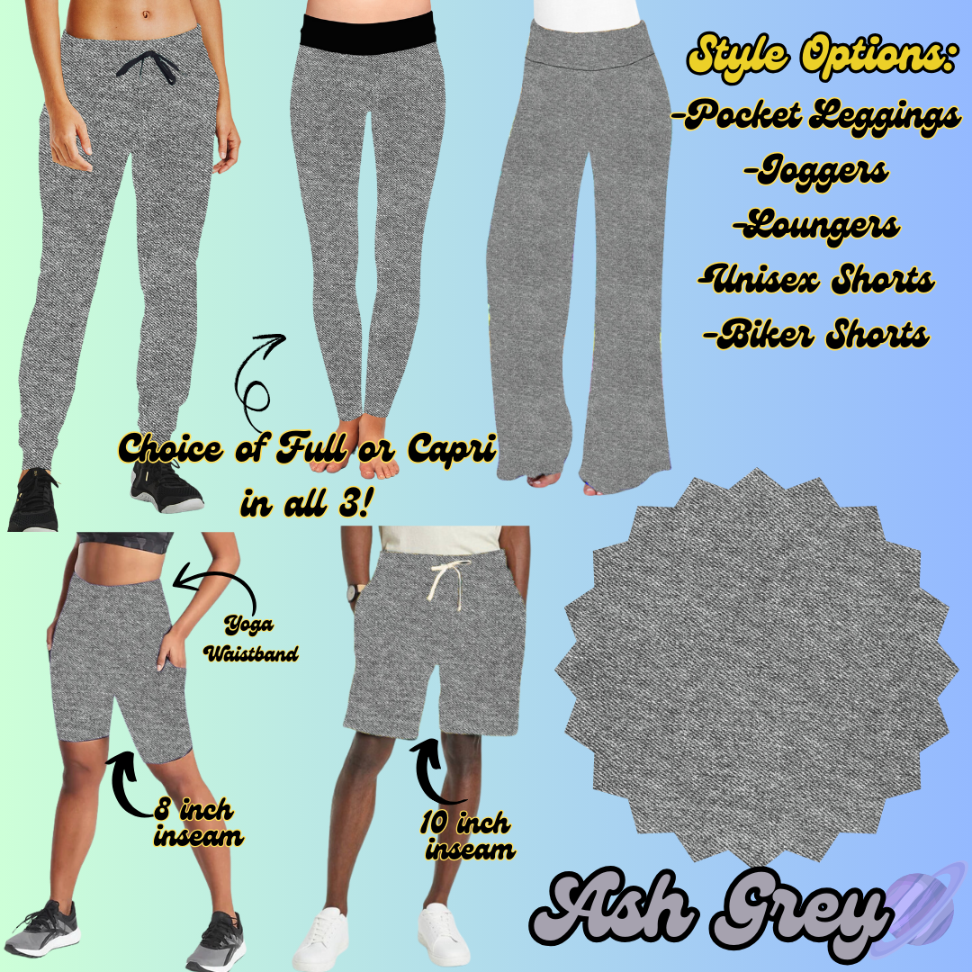 COLORFUL DENIM RERUN-ASH GREY-BOTTOMS 5 STYLES-PREORDER CLOSING 3/22