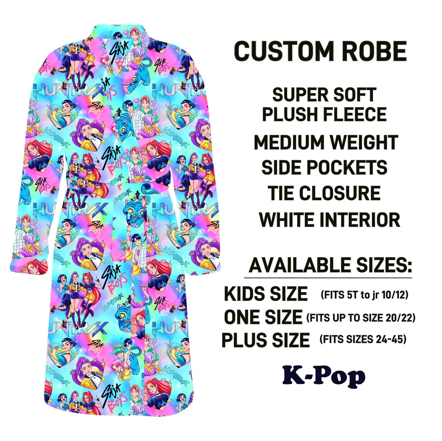 CU4R - K-Pop Robe - Preorder Due 10/14 ETA: Mid-Dec