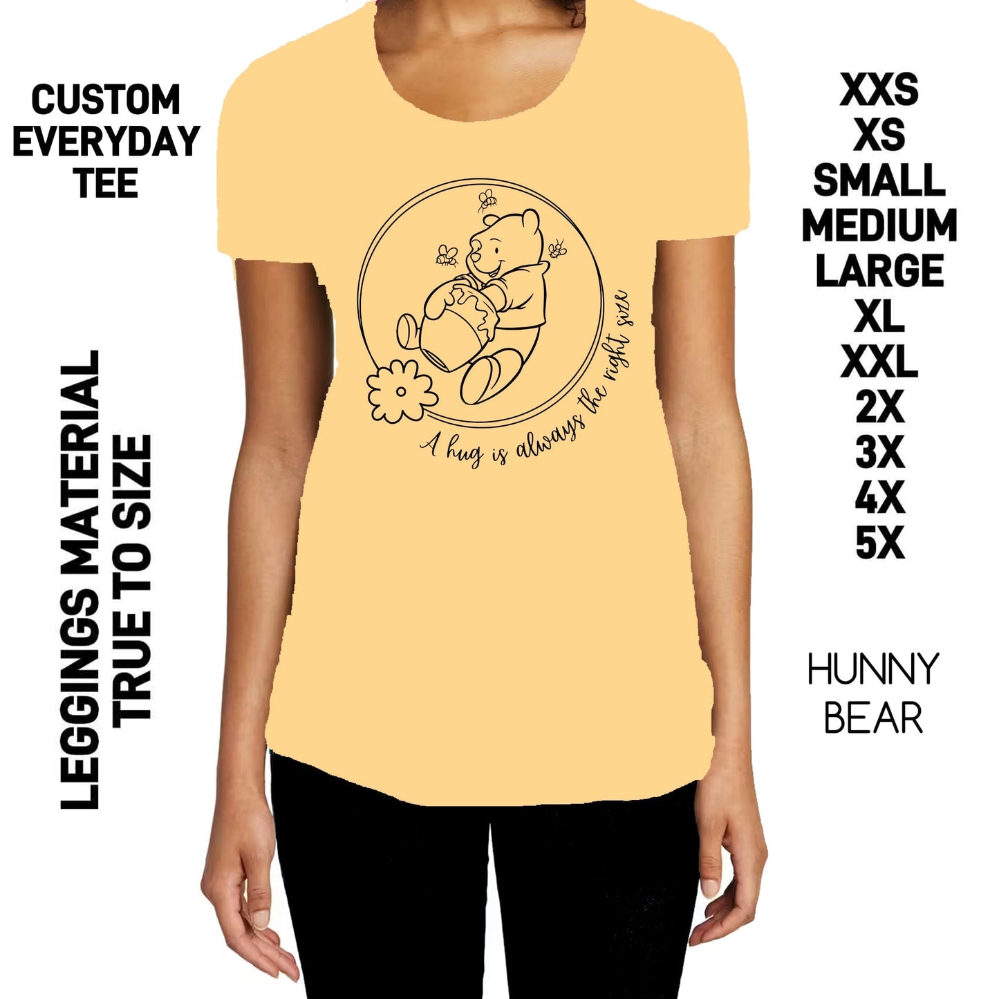 302BT - Hunny Bear Everyday Tee - Preorder Due 10/25 ETA: Late Dec