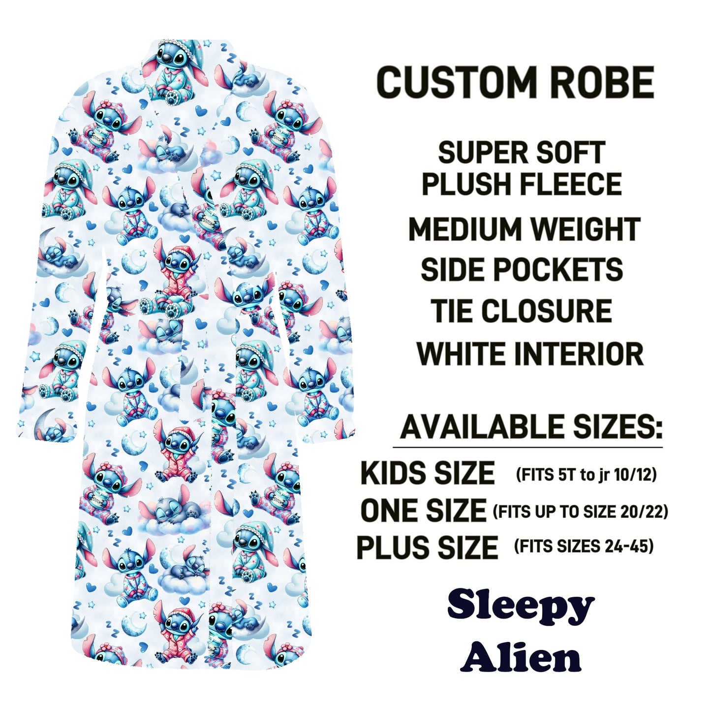 CU4R - Sleepy Alien Robe - Preorder Due 10/14 ETA: Mid-Dec