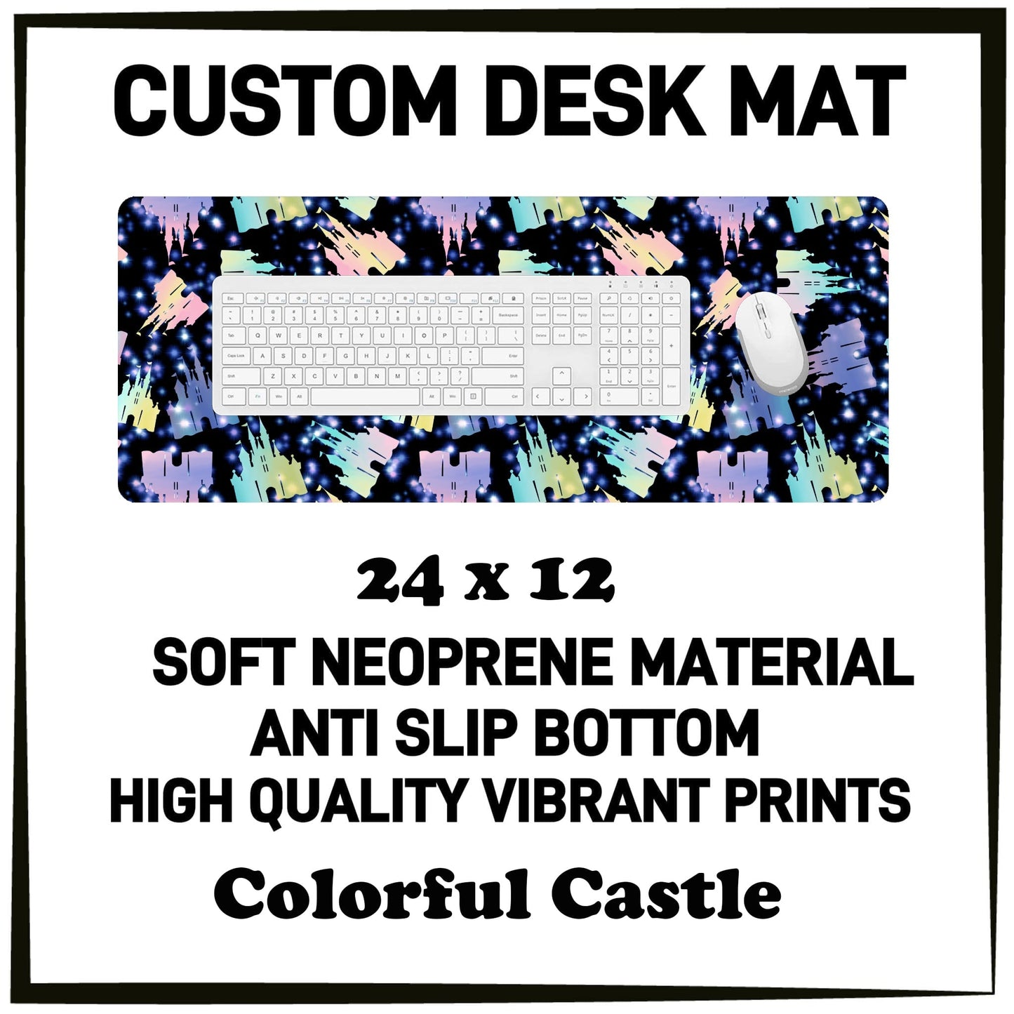 5DSK - Colorful Castle Desk Mat - Preorder Due 10/21 ETA: Mid-Dec
