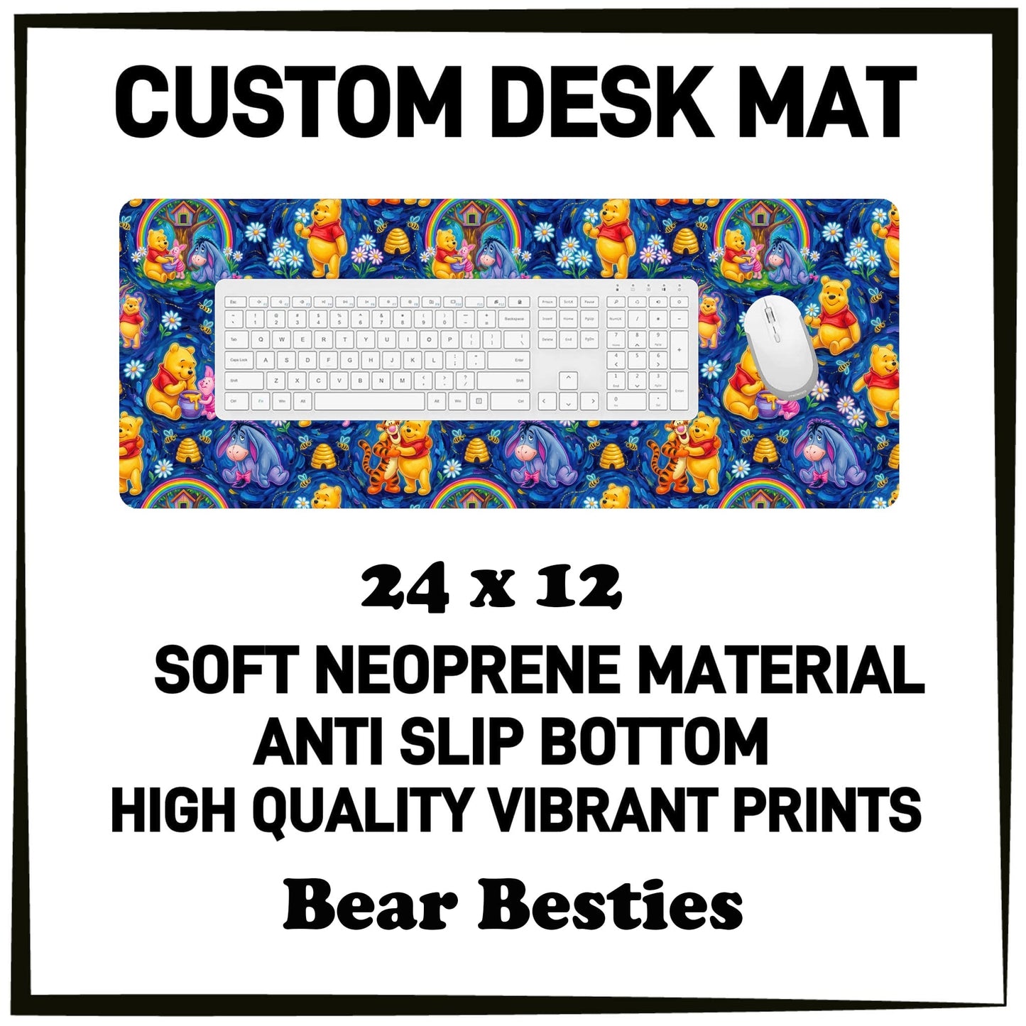5DSK - Bear Besties Desk Mat - Preorder Due 10/21 ETA: Mid-Dec