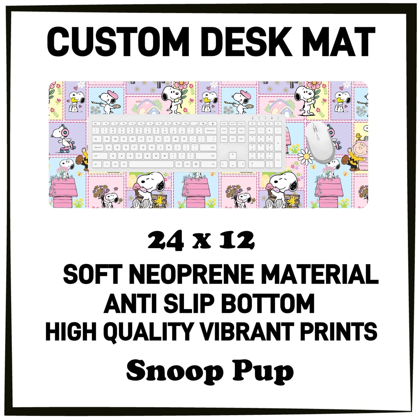 5DSK - Snoop Pup Desk Mat - Preorder Due 10/21 ETA: Mid-Dec