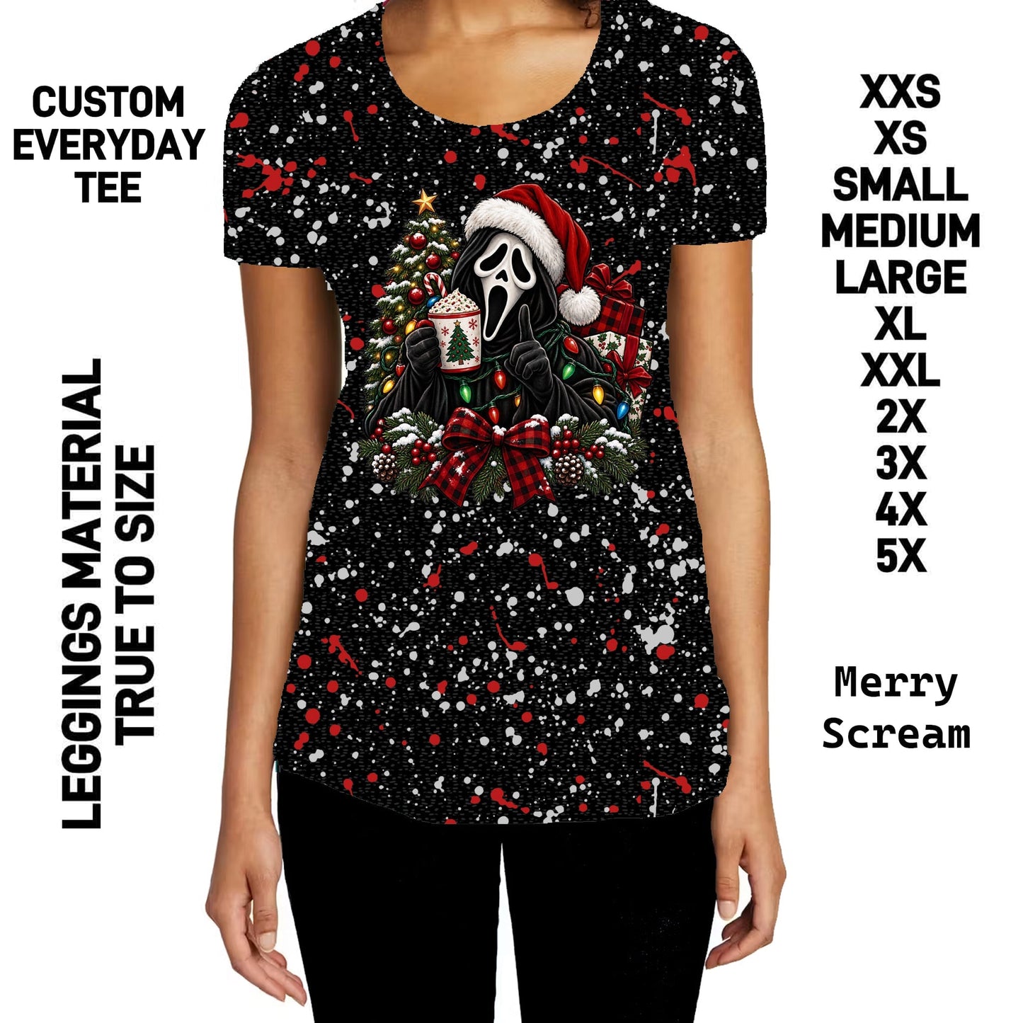 301BT - Merry Scream Everyday Tee - Preorder Due 10/11 ETA: Early Dec
