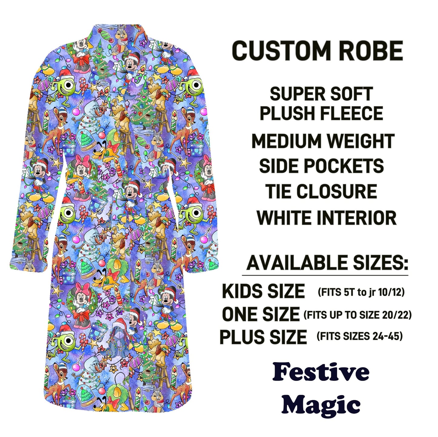 CU4R - Festive Magic Robe - Preorder Due 10/14 ETA: Mid-Dec