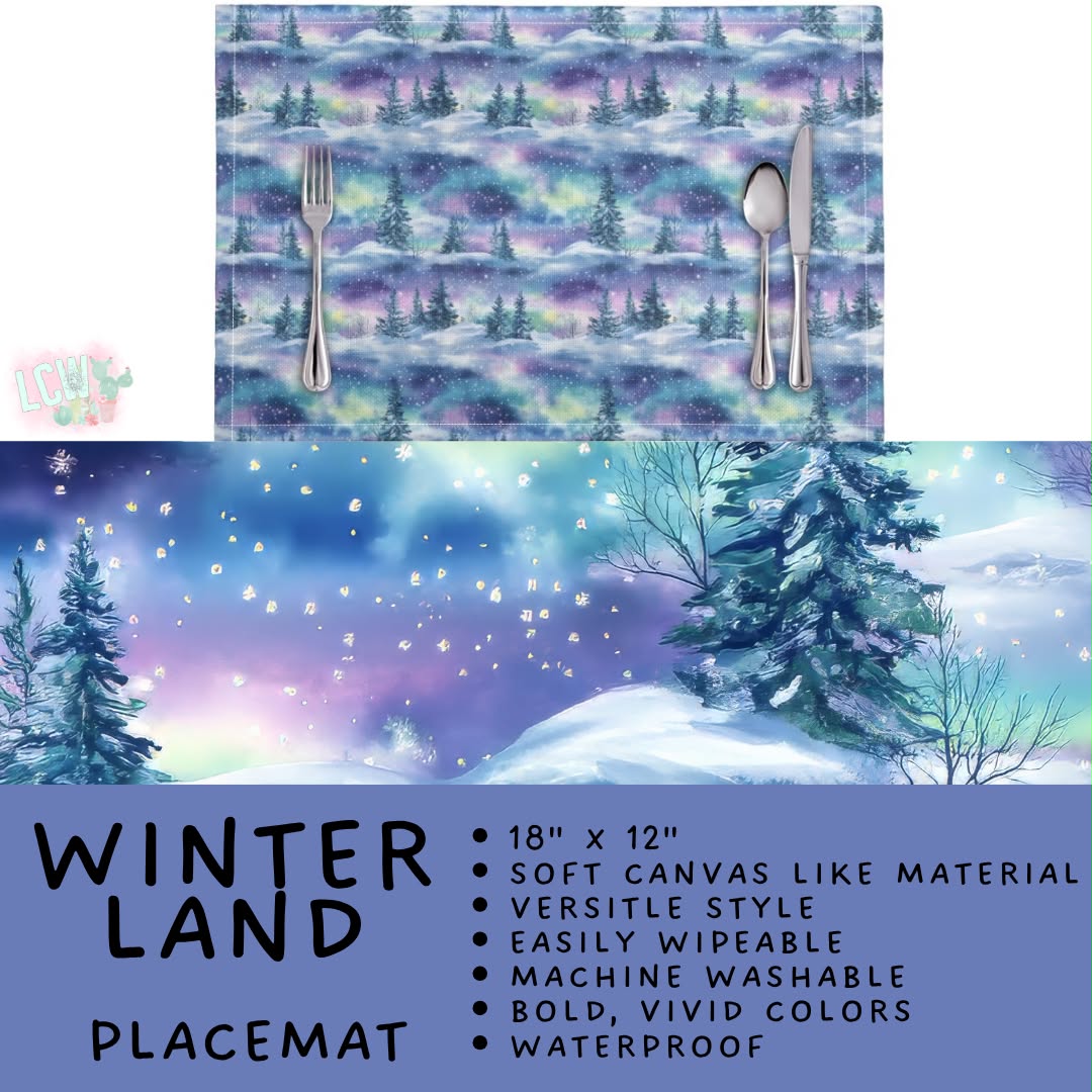 Batch #588 - Table Runners - Closes 9/21 - ETA early/mid Nov - Winter Land Placemat