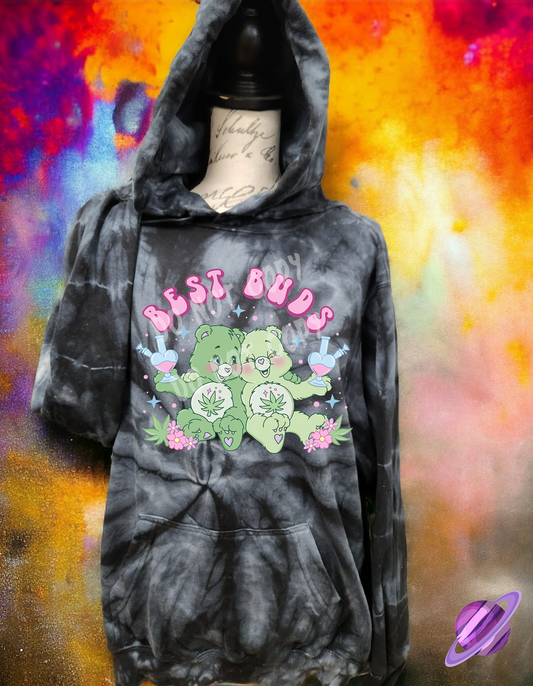 BEST BUDS-TIE DYE HOODIE-PREORDER CLOSING 1/26