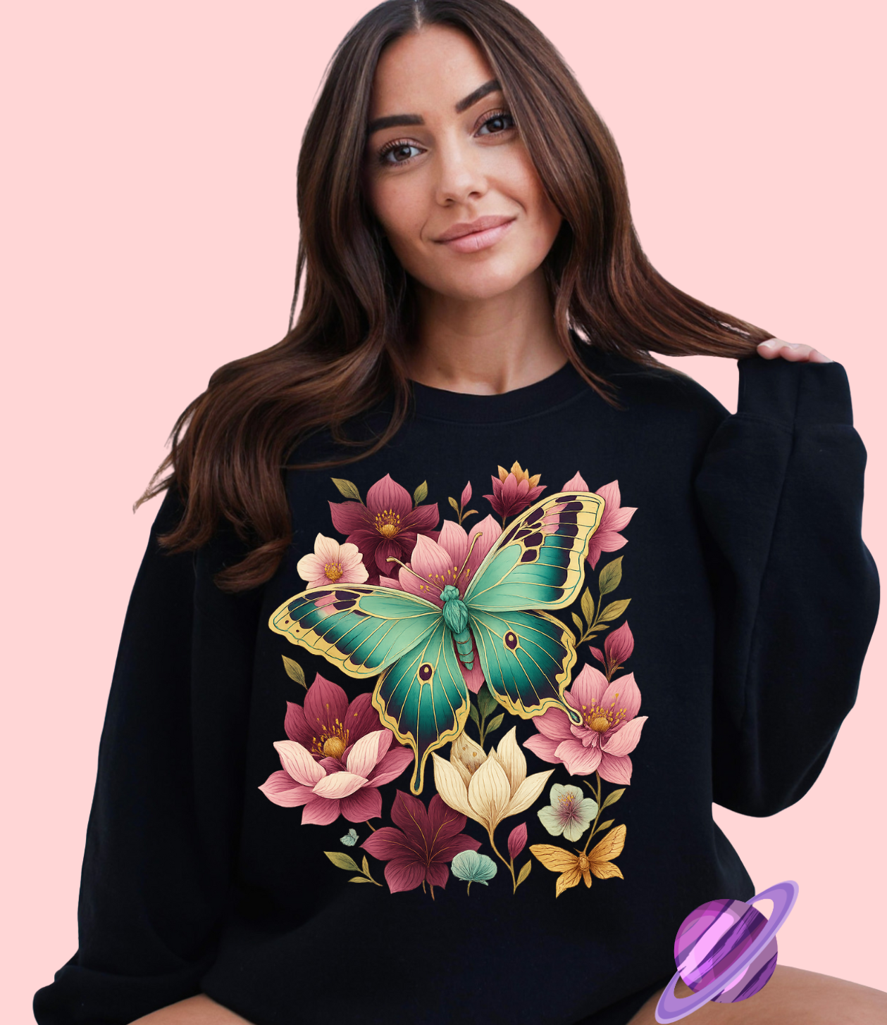 BUTTERFLY CREWNECK SWEATSHIRT