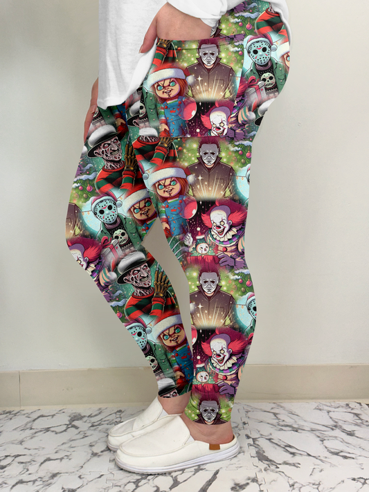 Christmas Horror Leggings w/ Pockets