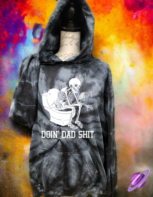 DAD SHIT-TIE DYE HOODIE-PREORDER CLOSING 1/26