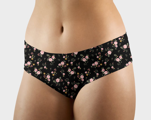 RTS - Dainty Floral Hipster/High Waist Panties