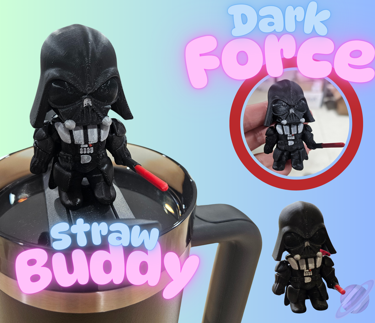 DARK FORCE STRAW BUDDY