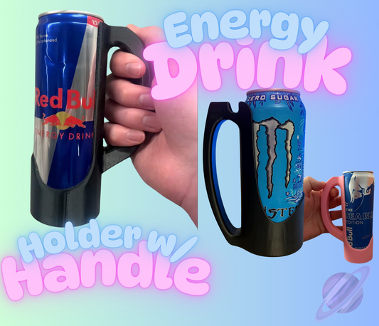 ENERGY DRINK CUP HOLDER WITH HANDLE