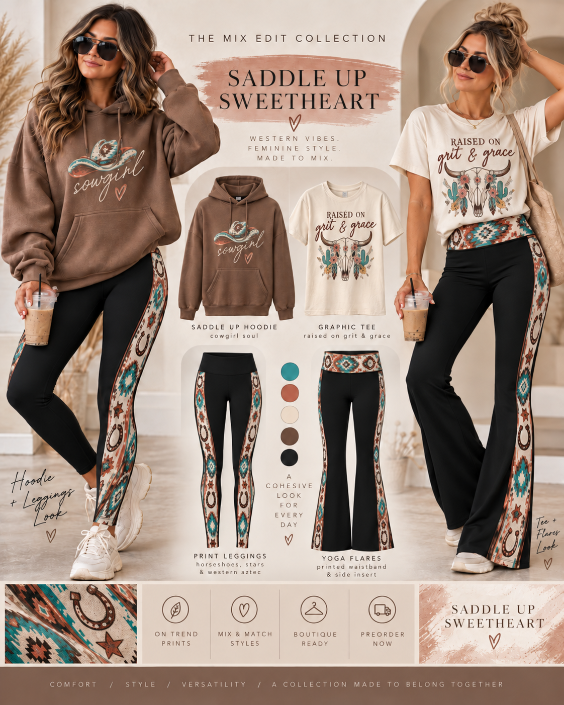 SADDLE UP SWEETHEART HOODIE