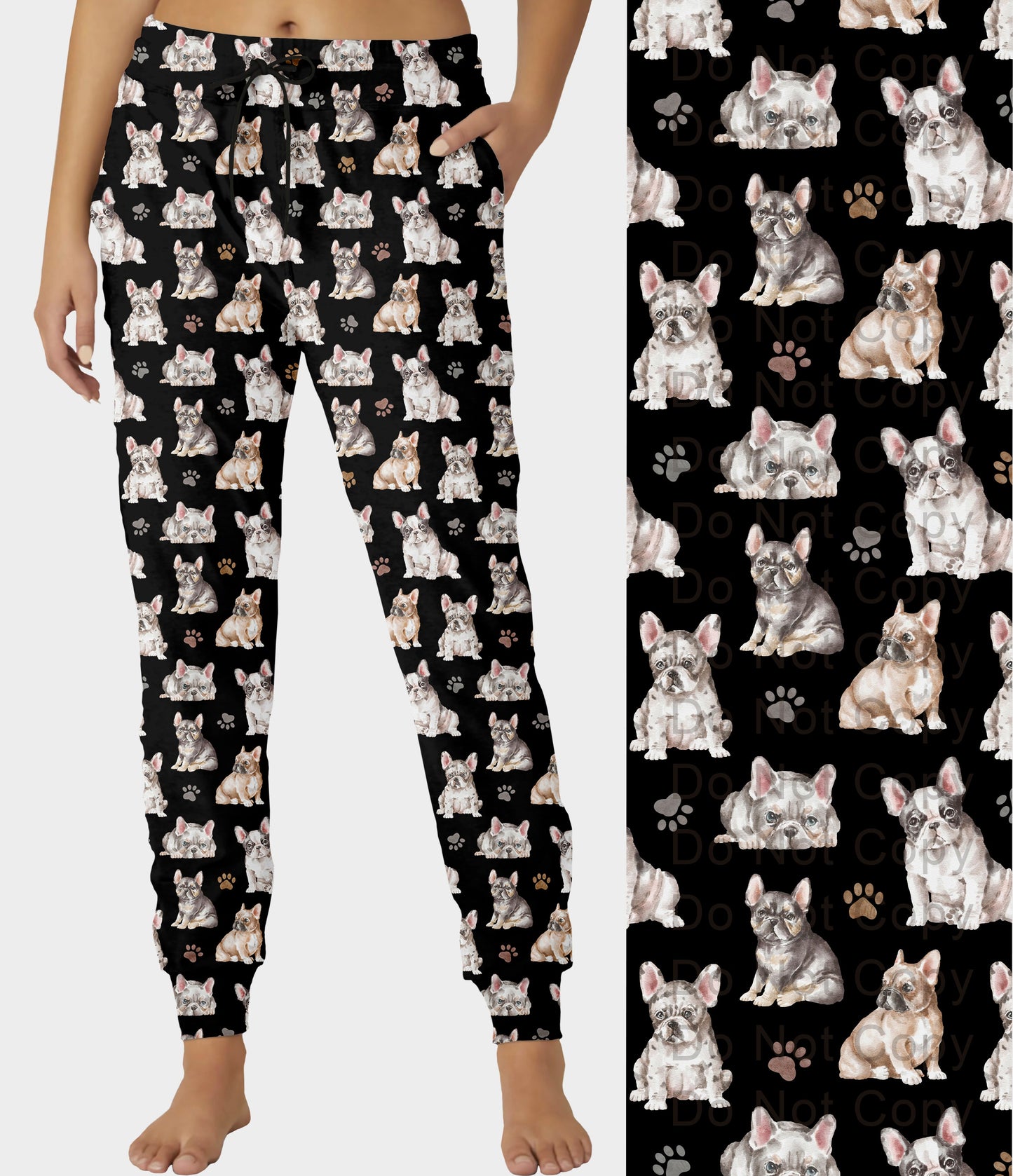 RTS - French Bulldog Dog Breed Joggers