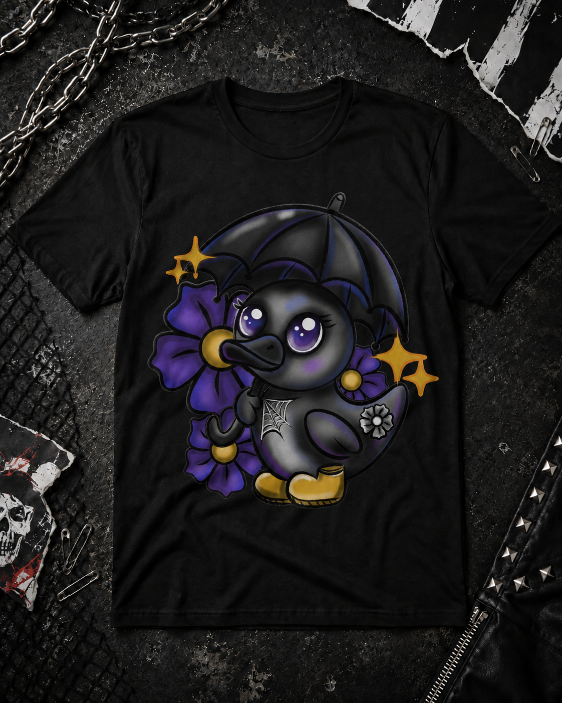 KEEP IT WEIRD-DARK DUCK TEE