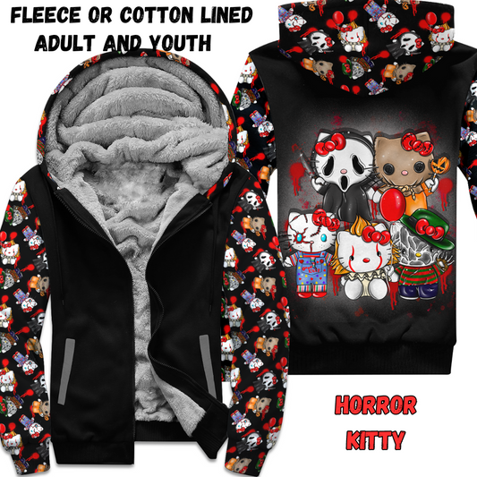 HORROR KITTY- FLEECE/COTTON JACKET