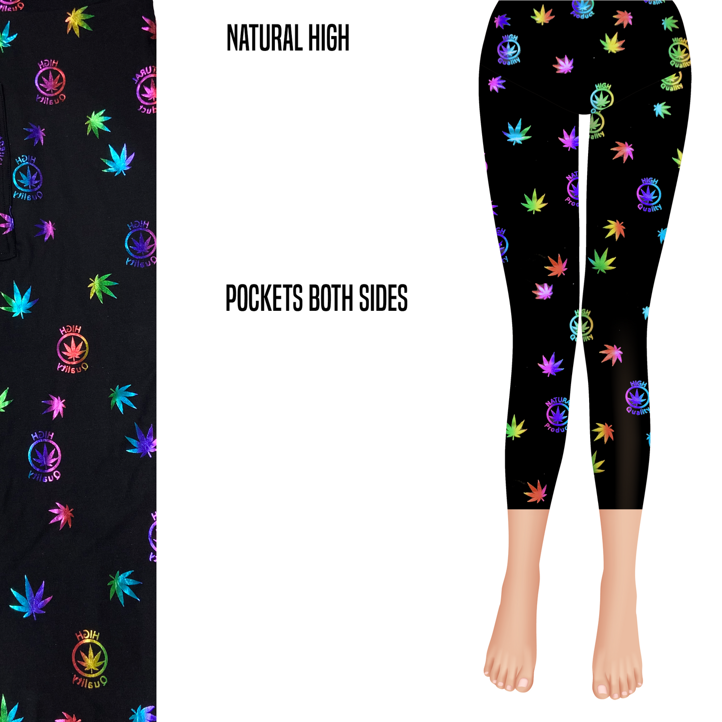 High Quality - Glitter leggings and capris