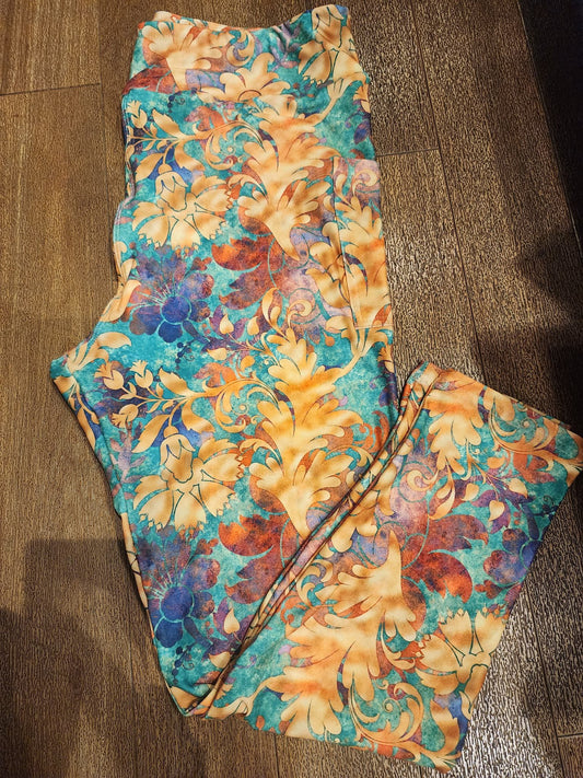 Jungle Floral leggings with pockets