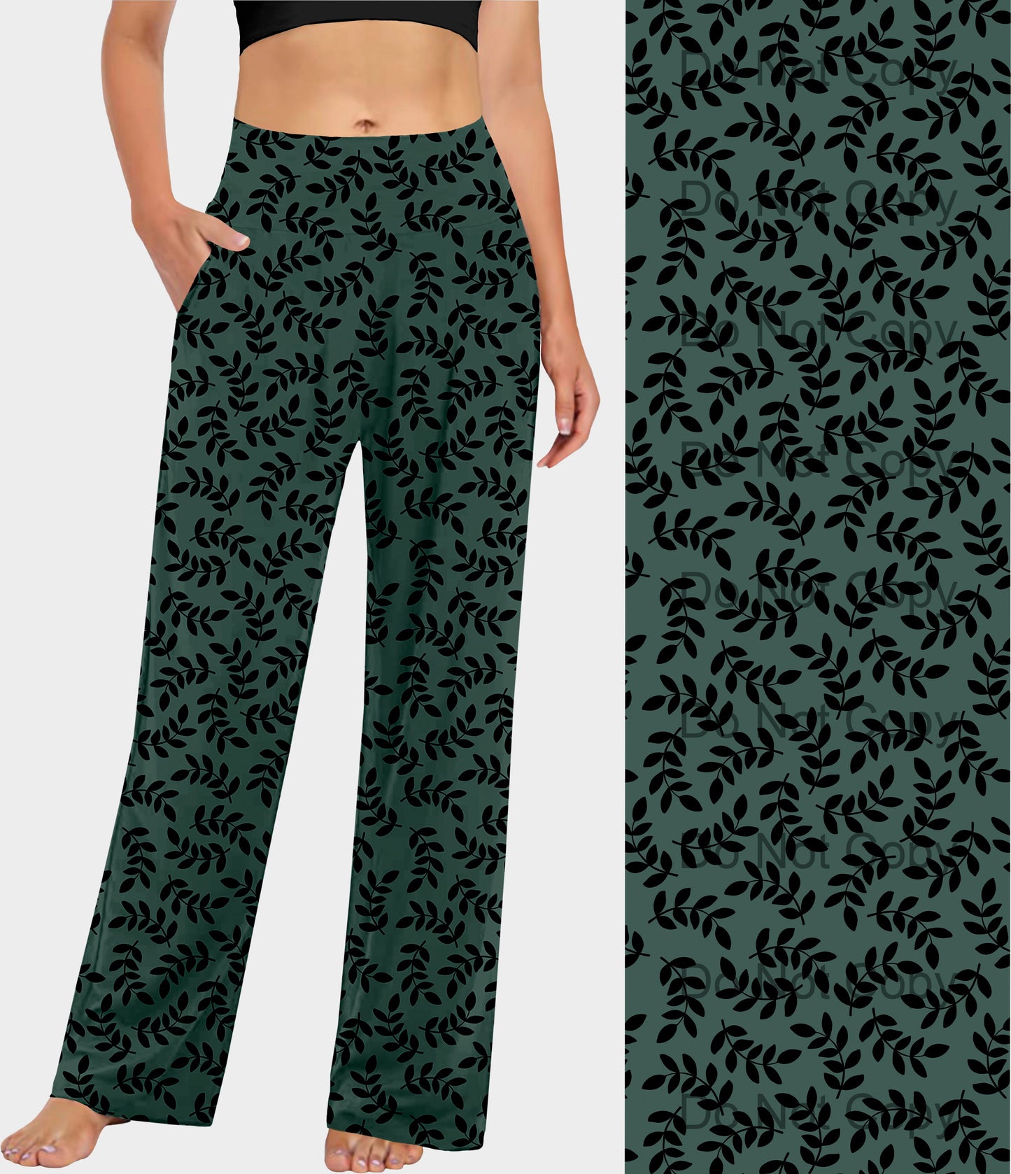 RTS - Jaded Leaves Lounge Pants