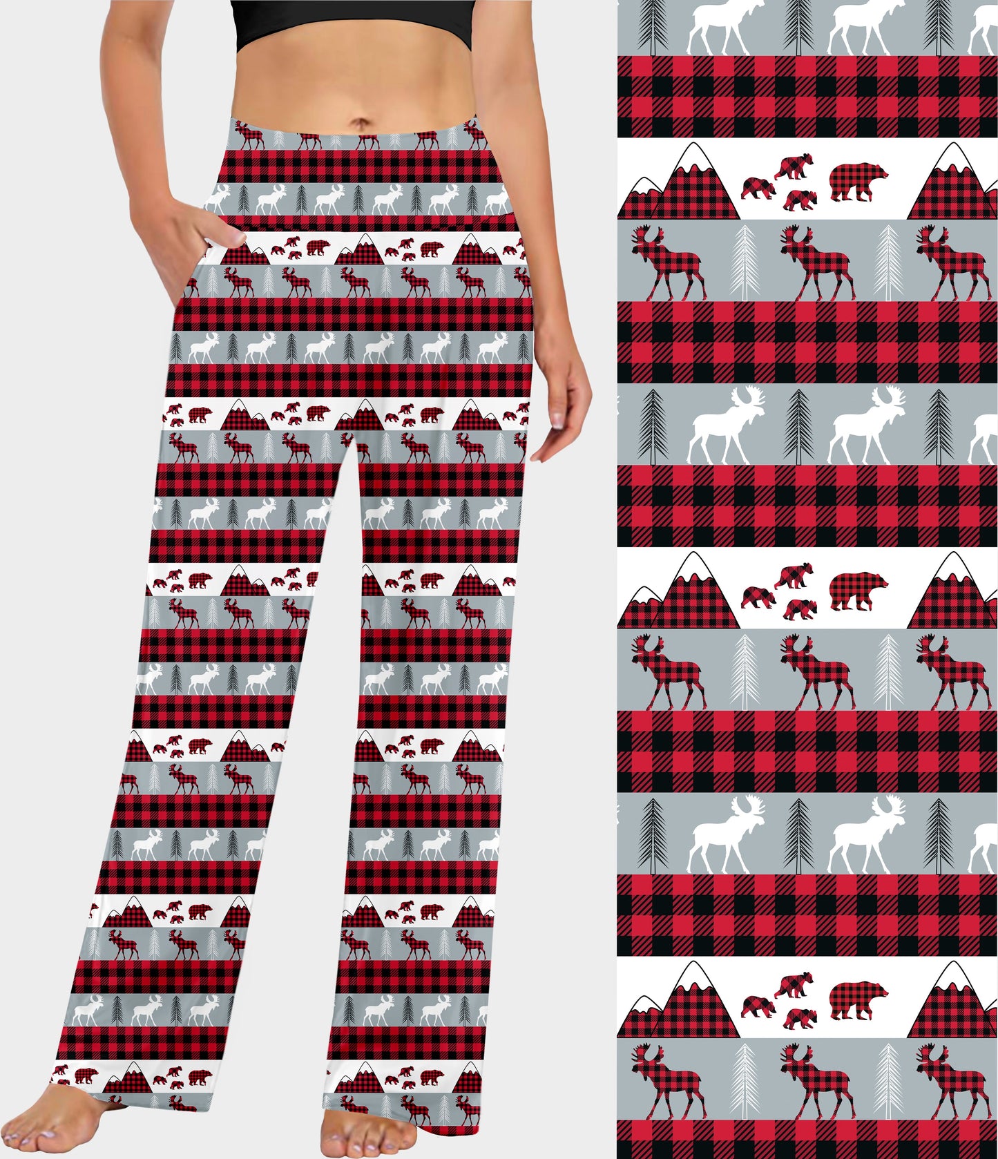 RTS - Lumberjack Stripes Lounge Pants