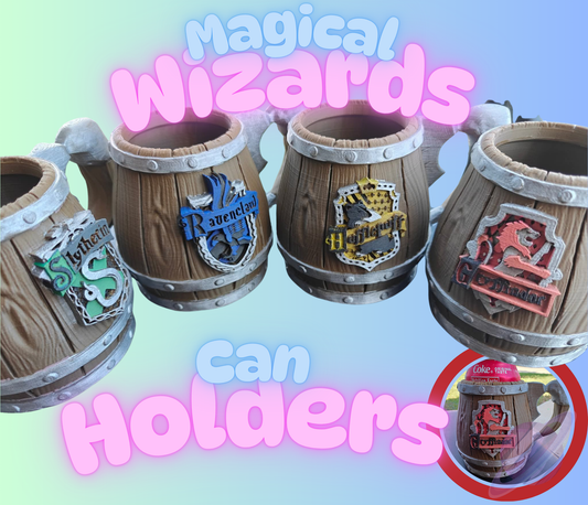 MAGICAL WIZARDS HOUSE- 3D PRINTED CAN HOLDERS