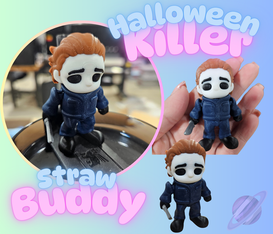 HALLOWEEN KILLER STRAW BUDDY