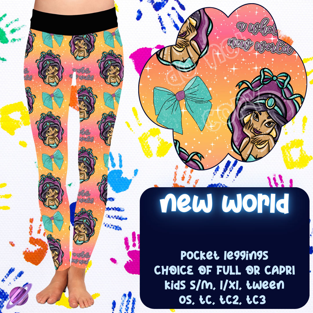 NEW WORLD - FUN KIDS RUN -  LEGGING/CAPRI PREORDER CLOSING 11/5