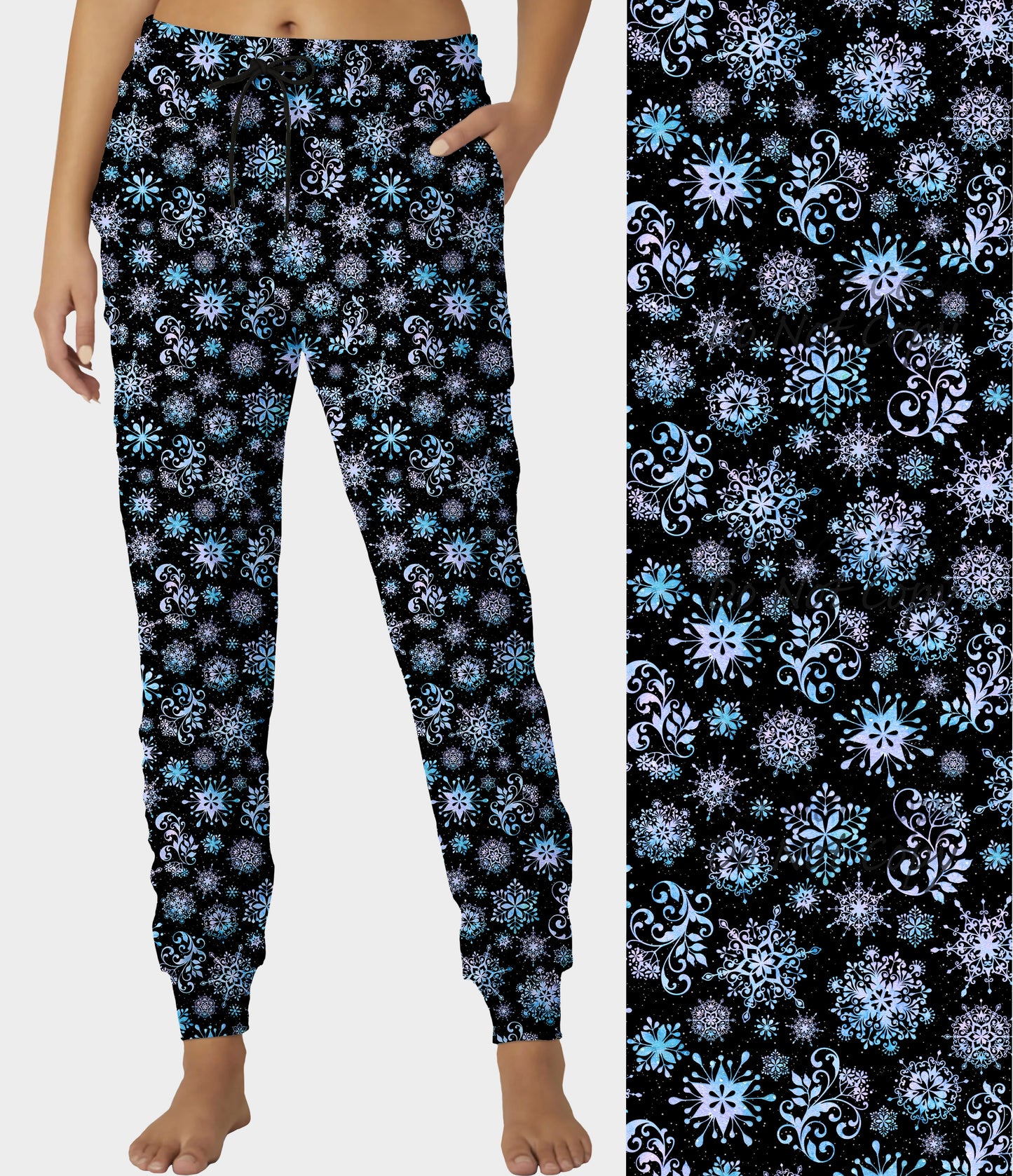 RTS - Paisley Snowflakes Joggers