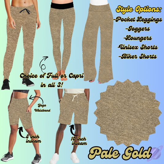 COLORFUL DENIM RERUN-PALE GOLD-BOTTOMS 5 STYLES-PREORDER CLOSING 3/22