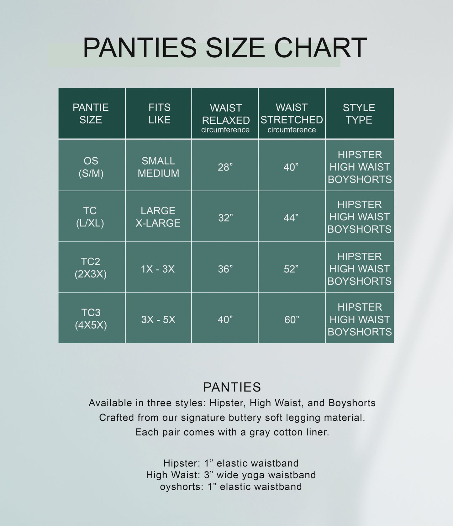 B306 - Preorder Solid Black Panties (Closes 8/07. ETA mid October)