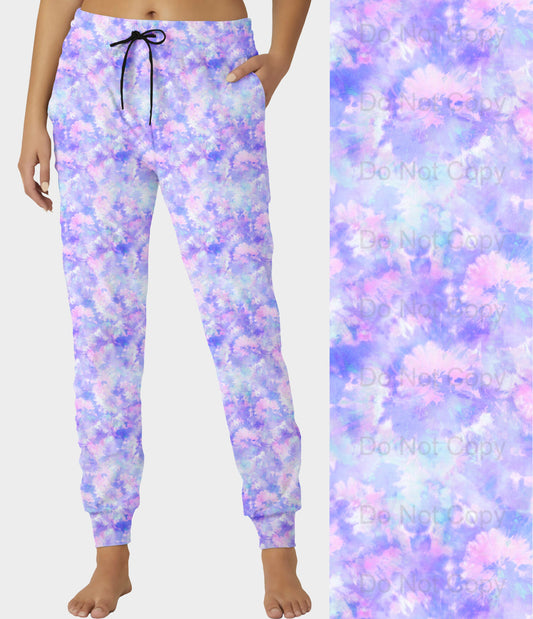 RTS - Pastel Tie Dye Joggers