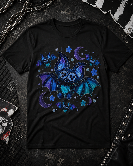 KEEP IT WEIRD-BUTTON BAT TEE