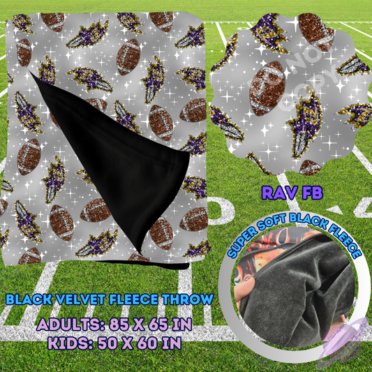 RAV FB-SEQUIN THROW BLANKET RUN-SOFT CLOSE 8/9-HARD CLOSE 8/11