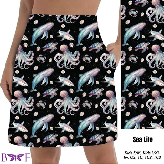 Sea life skort