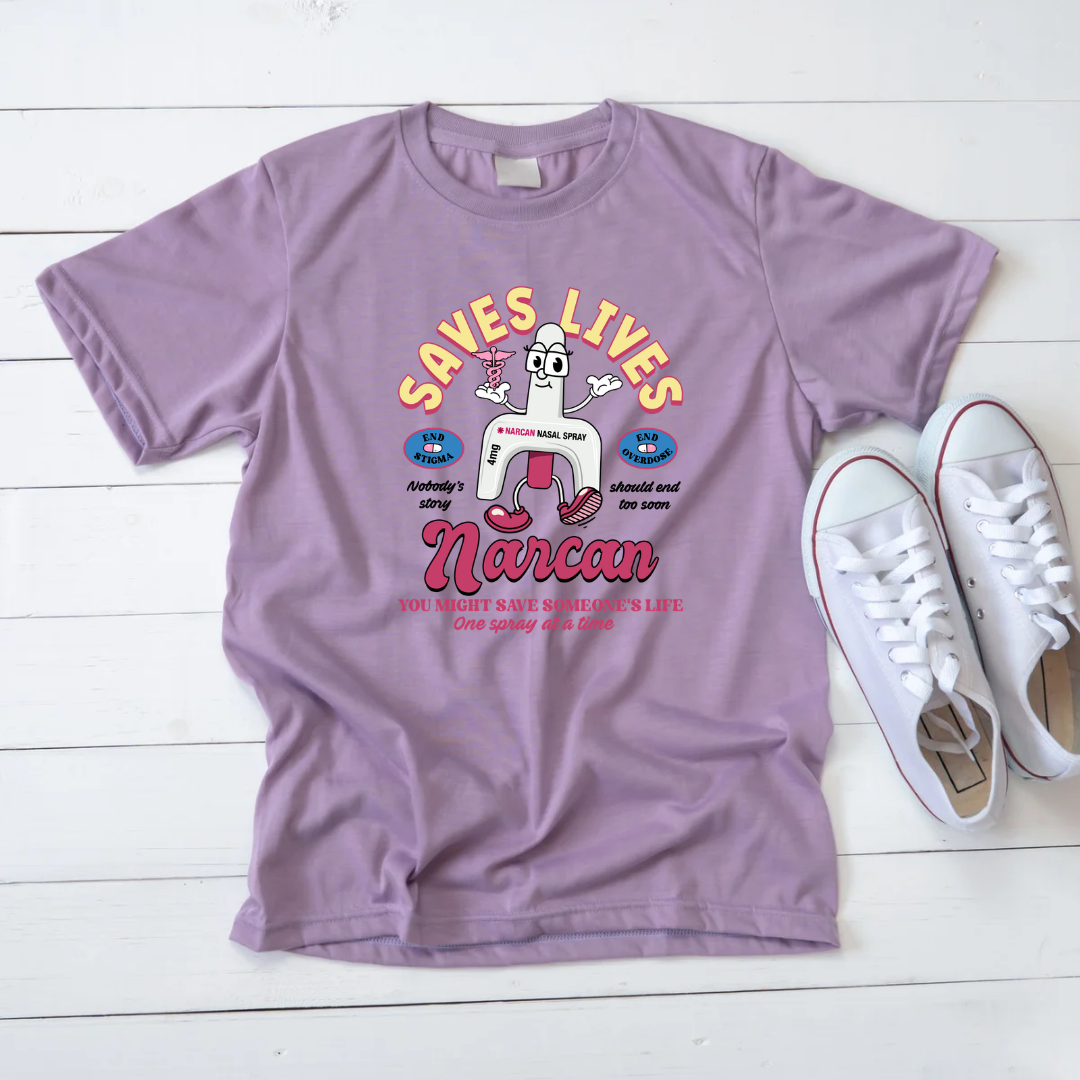 Narcan Saves Lives tee