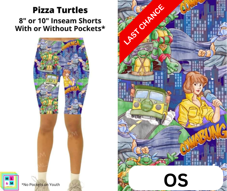 Pizza Turtles Shorts