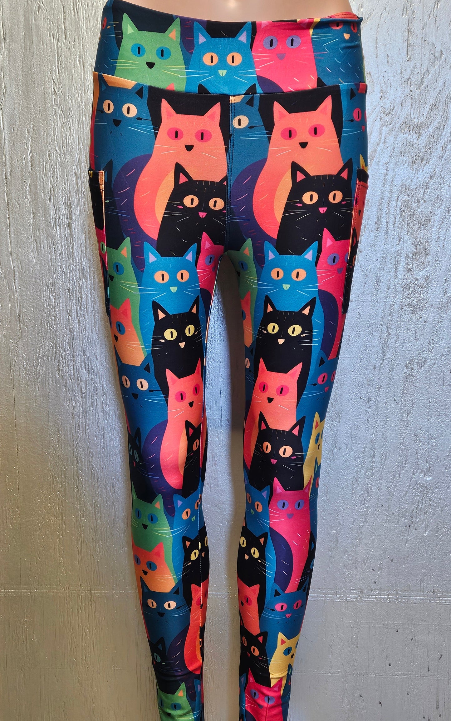 Cat Story leggings and capris with pockets