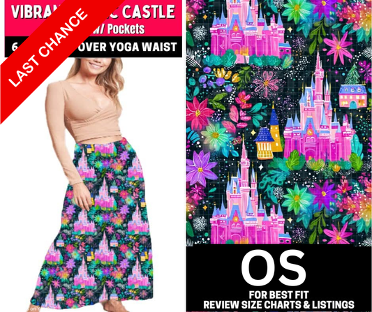 Vibrant Magic Castle Maxi Skirt