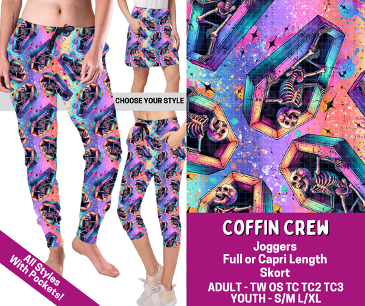 Preorder! Closes 4/13. ETA July. Coffin Crew Combo Jogger Lengths