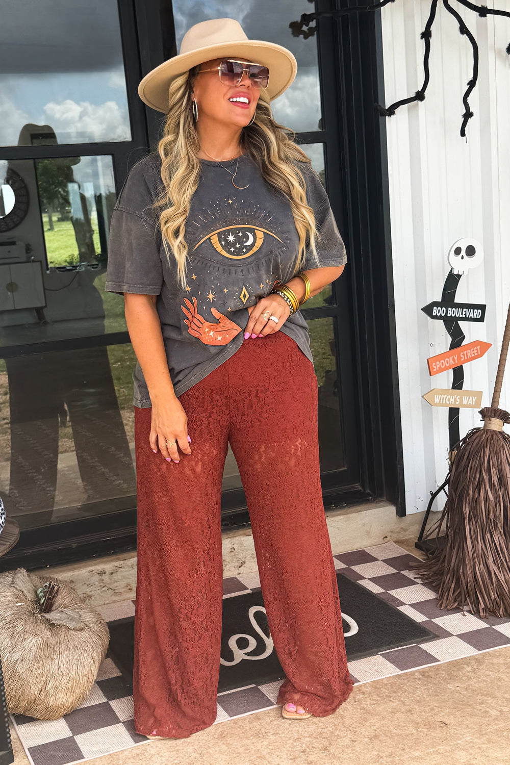 PREORDER- ENCHANTED EVENING LACE PANTS due 7/1