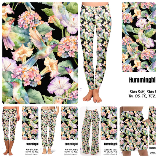 Hummingbirds capris and skorts