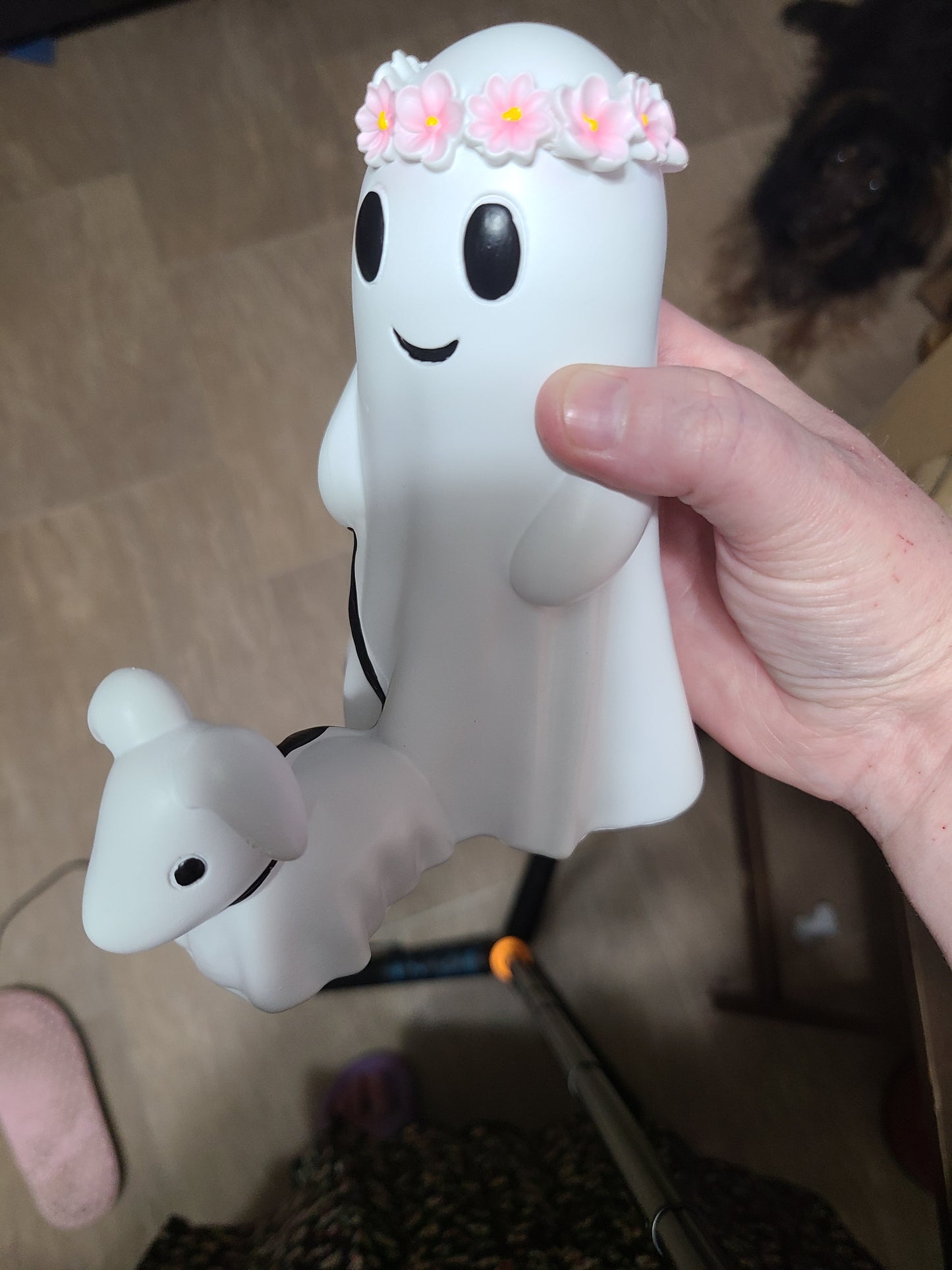 Ghost walking dog figure