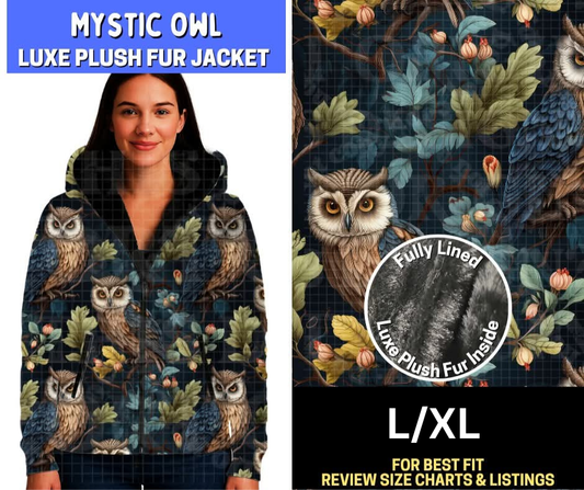 Mystic Owl Luxe Fur Jacket