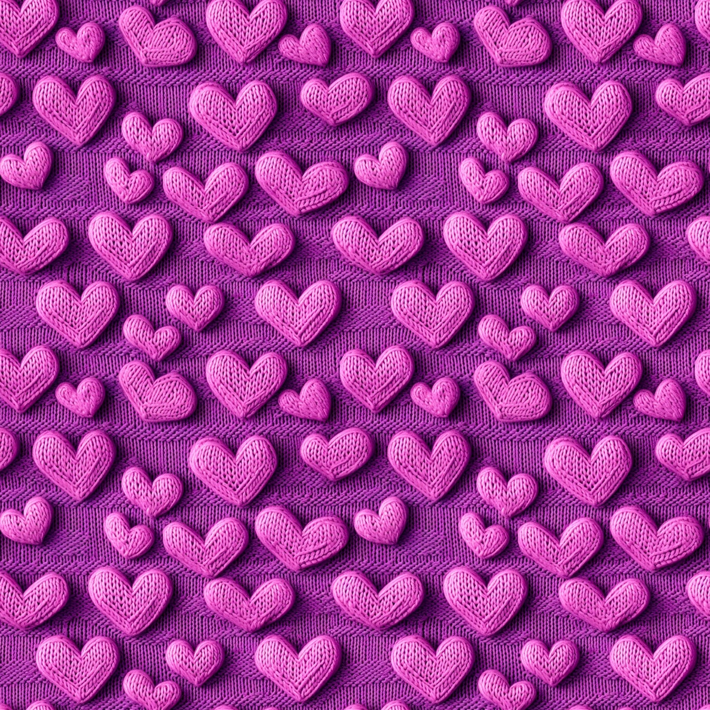 Purple knit hearts skorts