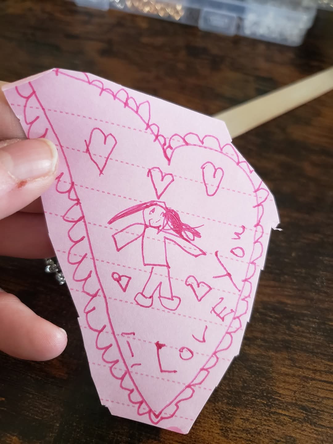 Custom drawing necklace, bracelet or keychain