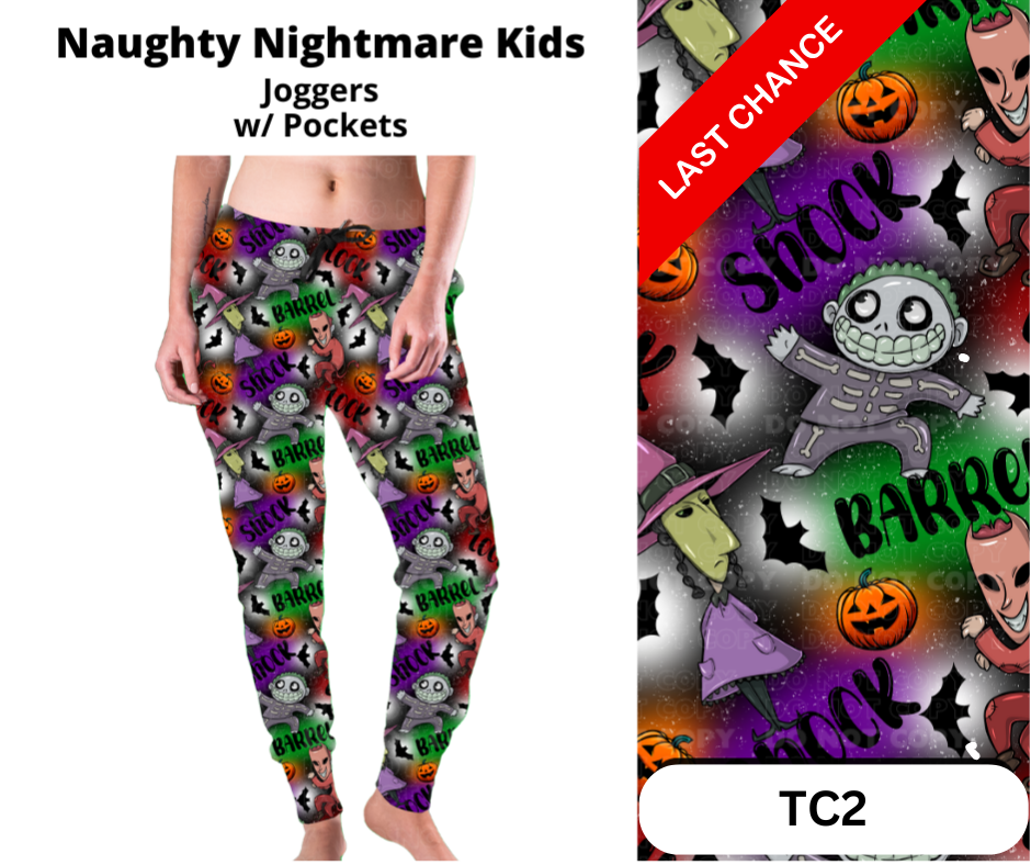 Naughty Nightmare Kids Joggers