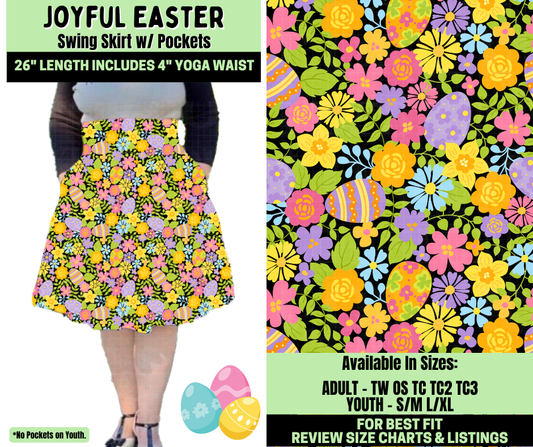 Preorder! Closes 1/19. ETA April. Joyful Easter Swing Skirt