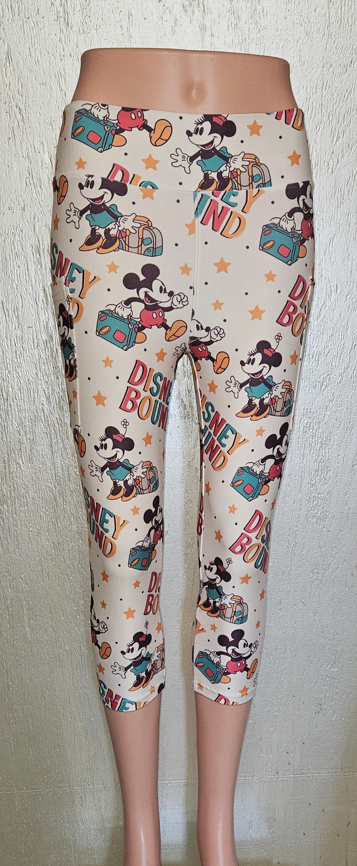 Disney Bound leggings, capris and bike shorts with pockets