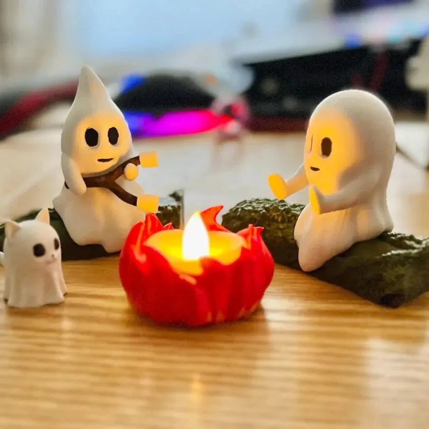 Holiday Campfire Ghost Night Lights & More